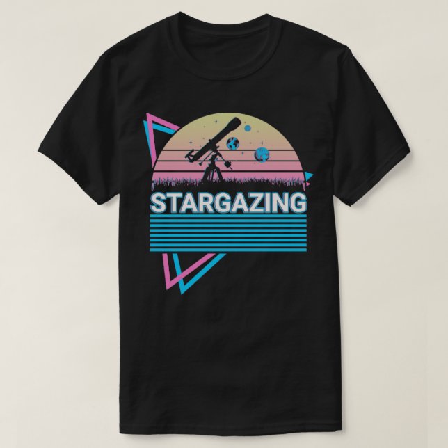 Camiseta Stargazer Retro (Diseño del anverso)