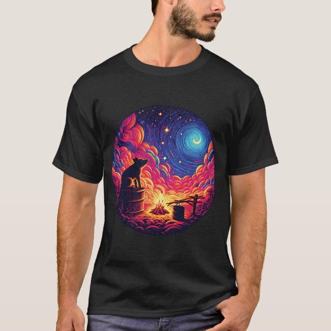Camiseta Stargazing Piggy (Anverso)