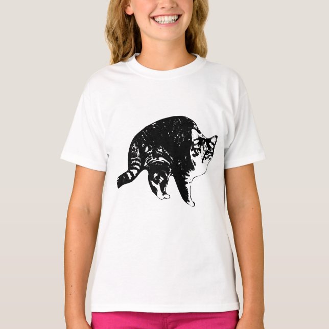 Camiseta Starglow Tabby Peek (Anverso)