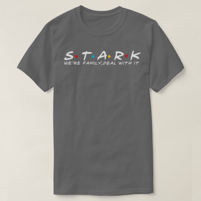 Camiseta Stark Family Stark Apellido Stark (Diseño del anverso)