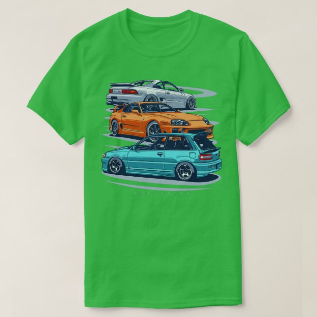 Camiseta Starlet supra mr2 (Diseño del anverso)