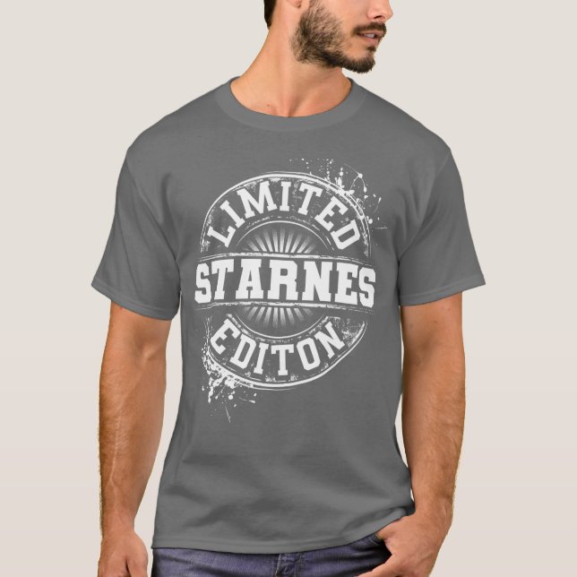 Camiseta STARNES Gracioso apellido Familia Árbol Regalo de  (Anverso)