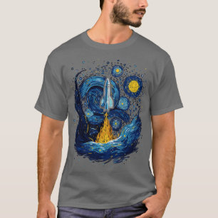 Camiseta Starnight Rocket Launch Space Gifts Science Gif