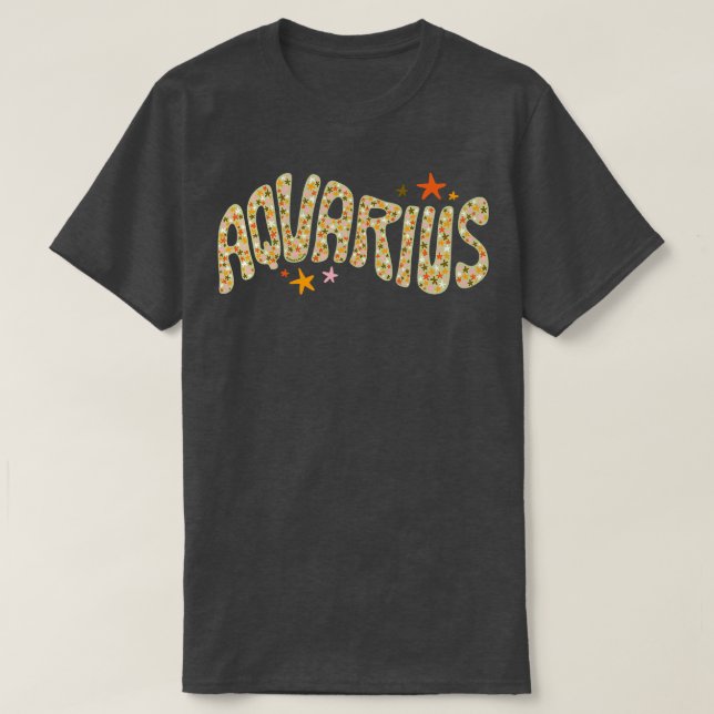 Camiseta Starry Aquarius (Diseño del anverso)