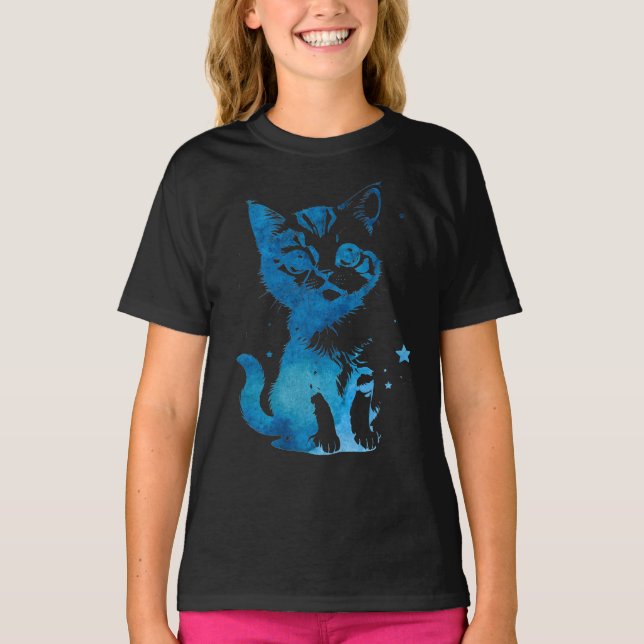 Camiseta Starry Eyed Kitten (Anverso)