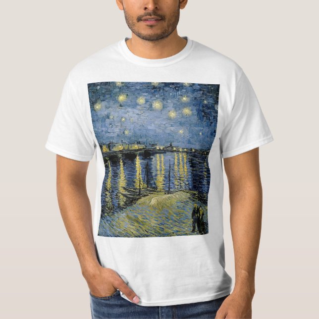 Camiseta Starry Night Vincent van Gogh (Anverso)