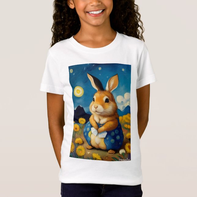 Camiseta Starry Spring Bunny Kids (Anverso)