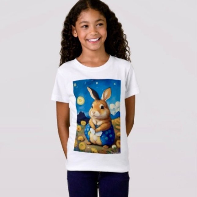 Camiseta Starry Spring Bunny Kids (Subido por el creador)
