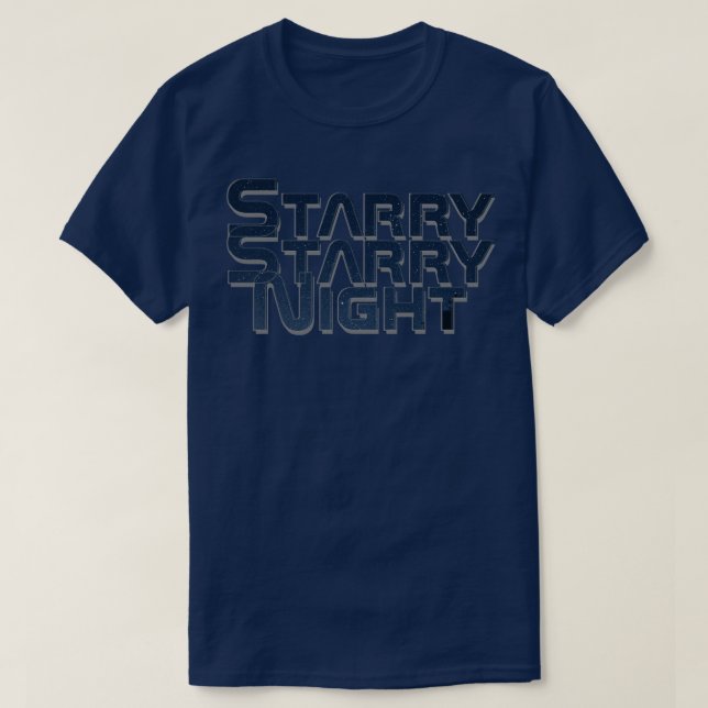 Camiseta Starry Starry Night (Diseño del anverso)