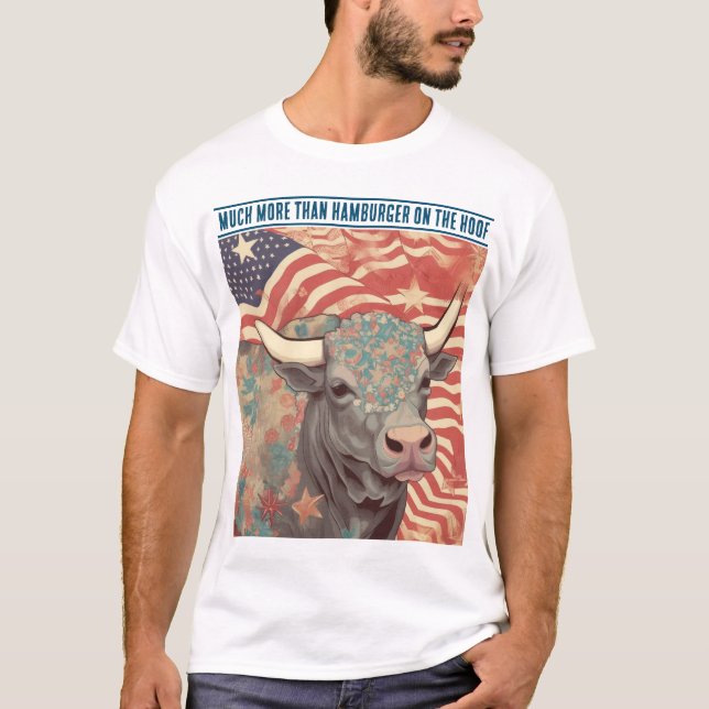 Camiseta Stars and Stripes Steer (Anverso)