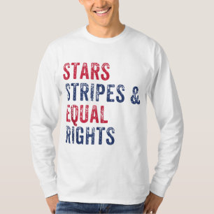 Camiseta Stars Stripes and Equal Rights 4 de julio