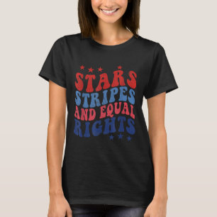 Camiseta Stars Stripes And Equal Rights 4 De Julio Patriot