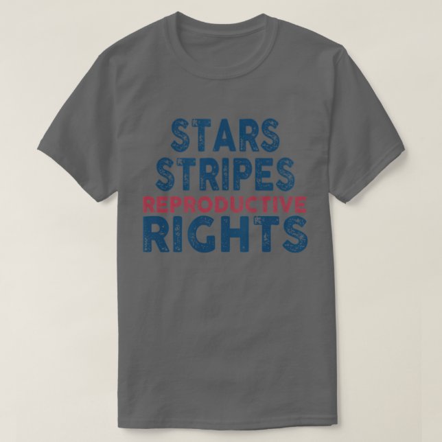 Camiseta Stars Stripes Derechos Reproductivos Patriótico 4  (Diseño del anverso)