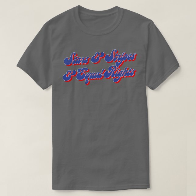 Camiseta Stars Stripes Equal Rights (Diseño del anverso)