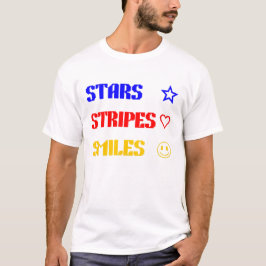 Camiseta Stars Stripes Smiles