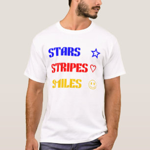 Camiseta Stars Stripes Smiles