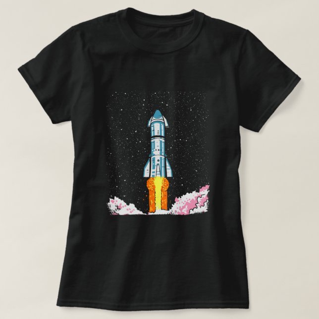 Camiseta Starship de SpaceX (Diseño del anverso)