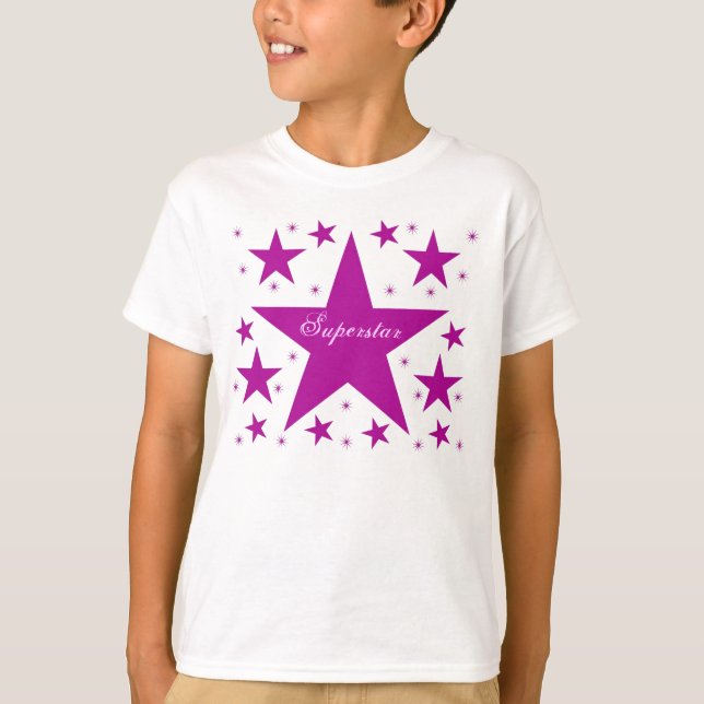 Camiseta Starstar Chica Tee, Púrpura (Anverso)