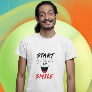 Camiseta Start Your Day With A Smile