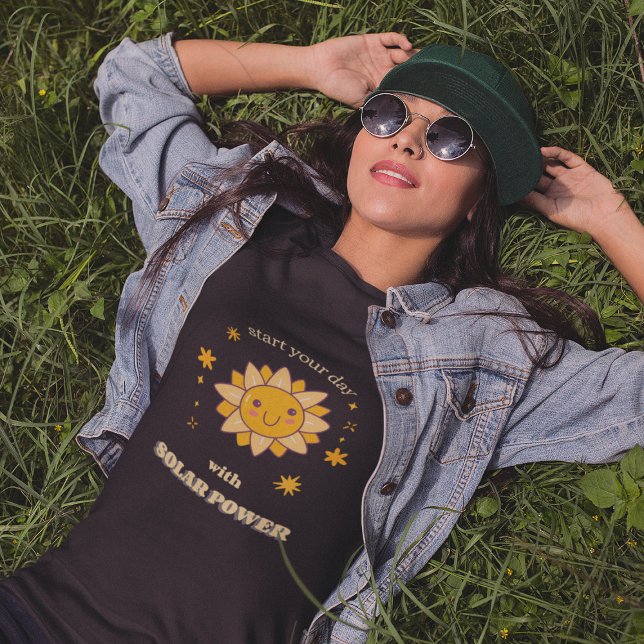 Camiseta Start your Day with Solar Power - Solarenergie (Subido por el creador)