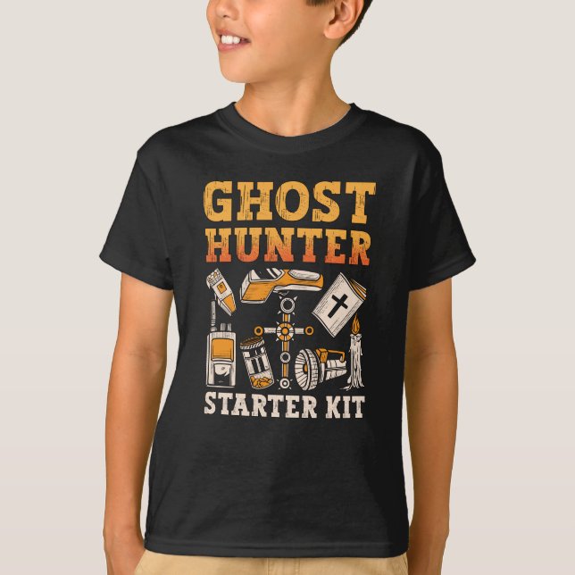 Camiseta Starter Kit Ghost Hunter Caza de Fantasma Paranorm (Anverso)
