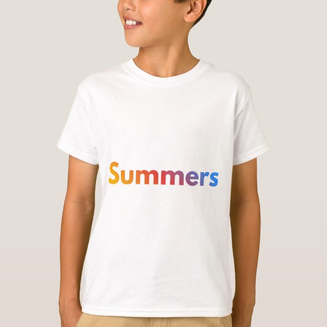 Camiseta Starting Summer Kids (Anverso)