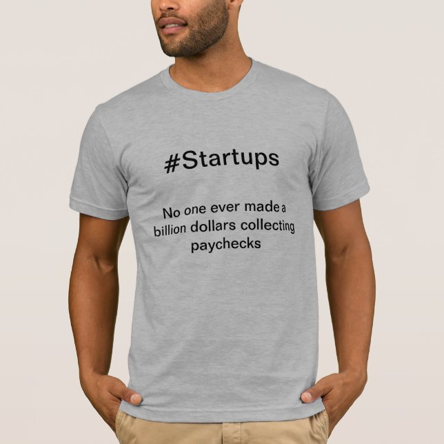 Camiseta #Startups (Anverso)