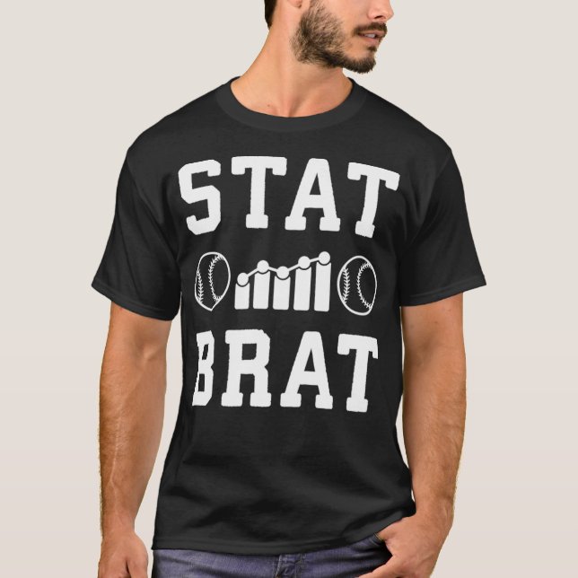 Camiseta Stat Brat Sabermétricas Béisbol Sports Analytics S (Anverso)