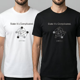 Camiseta State Its Complicated Programmer Humor