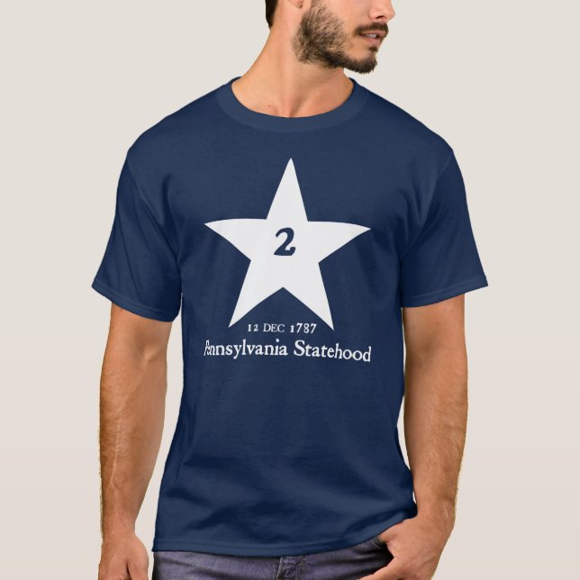 Camiseta Statehood de Pennsylvania (Anverso)