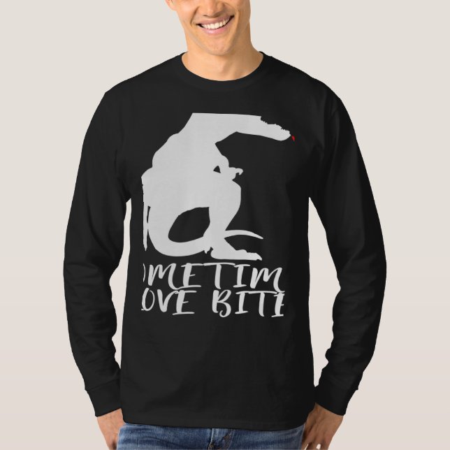 Camiseta Statement Dinosaur Valentine's Day Heart (Anverso)