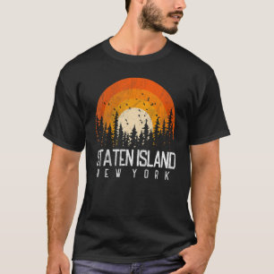 Camiseta Staten Island New York NY Retro Vintage años 80 añ