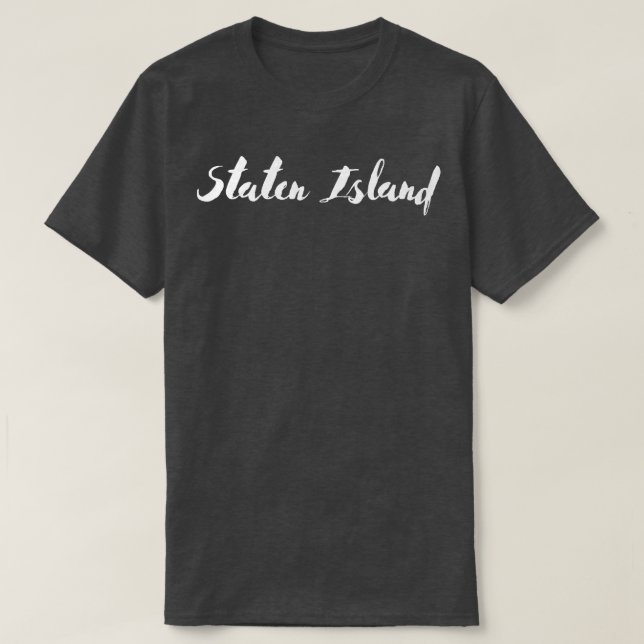 Camiseta Staten Island Nueva York La ciudad más grande de l (Diseño del anverso)