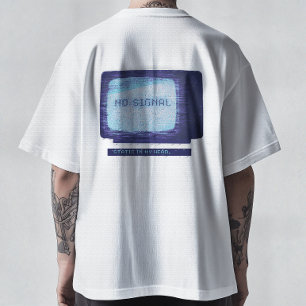 Camiseta Static My Head - Arte de Televisión Retro con Fall
