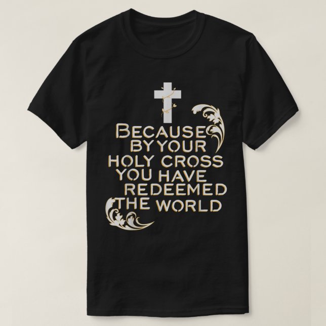 Camiseta Stations of the Cross Jesus Holy Week Lent Easter  (Diseño del anverso)