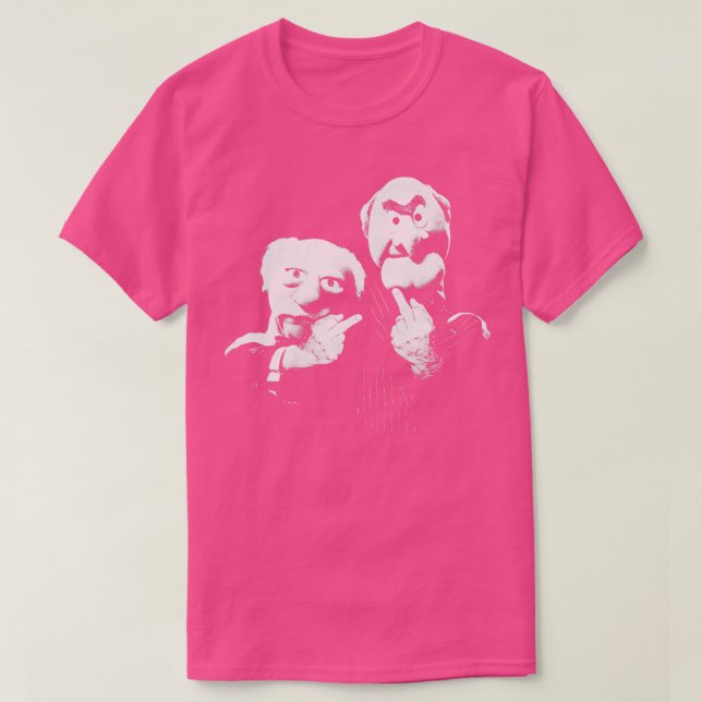 Camiseta Statler and Waldorf Middle Finger (Diseño del anverso)
