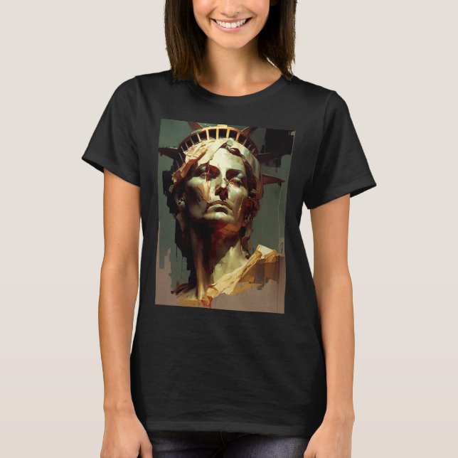 Camiseta Statue Of Liberty  Artistic Rendering  Lady Libert (Anverso)