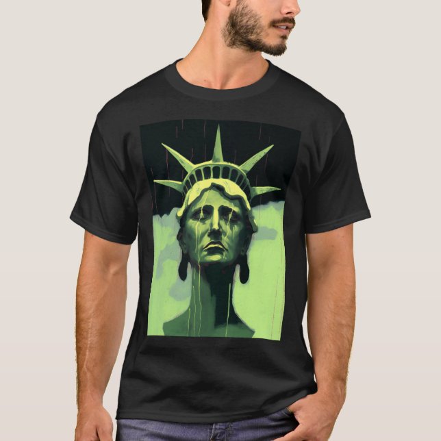Camiseta Statue Of Liberty  Artistic Rendering  Lady Libert (Anverso)