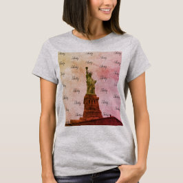 Camiseta Statue of Liberty Burnout T-Shirt