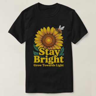 Camiseta Stay Bright Sunflower