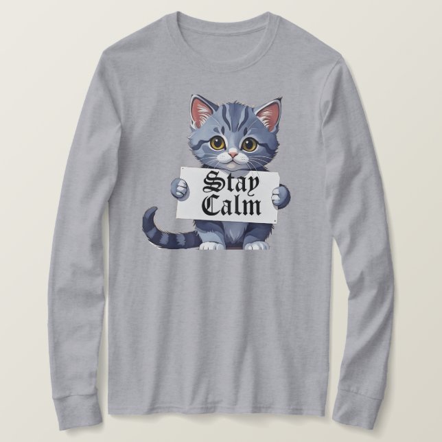 Camiseta Stay calm (Anverso del diseño)