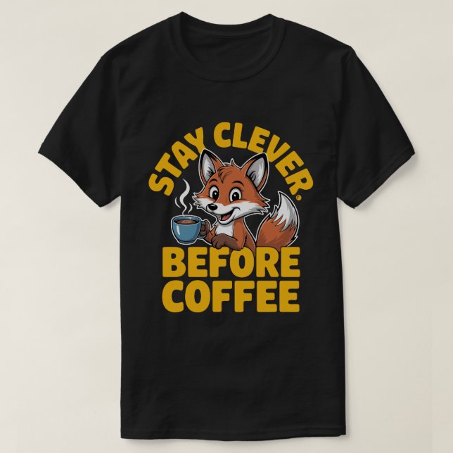 Camiseta Stay Clever Fox (Diseño del anverso)