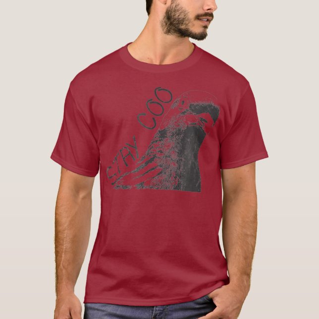 Camiseta Stay Coo Guay Pigeon Dark (Anverso)