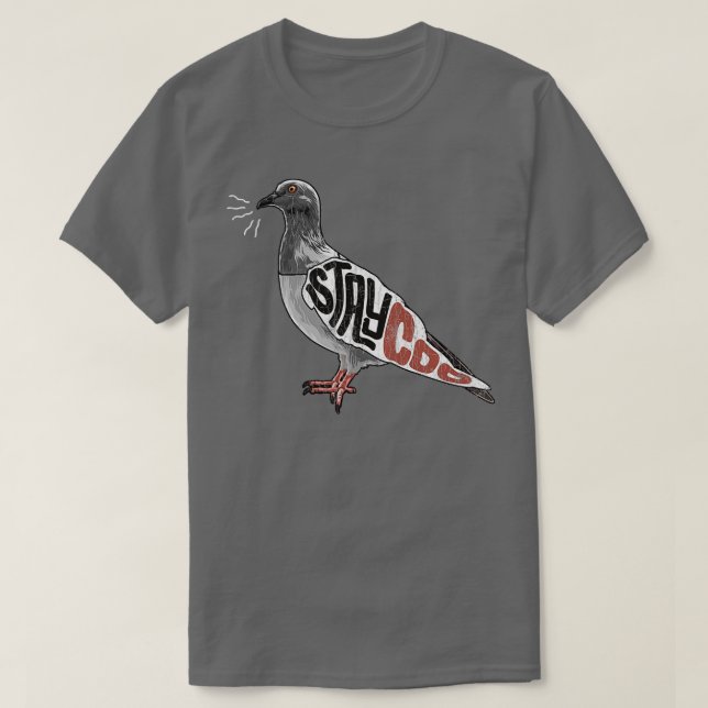 Camiseta Stay Coo Pigeon Lover Presente Dueño De Palomas Fu (Diseño del anverso)
