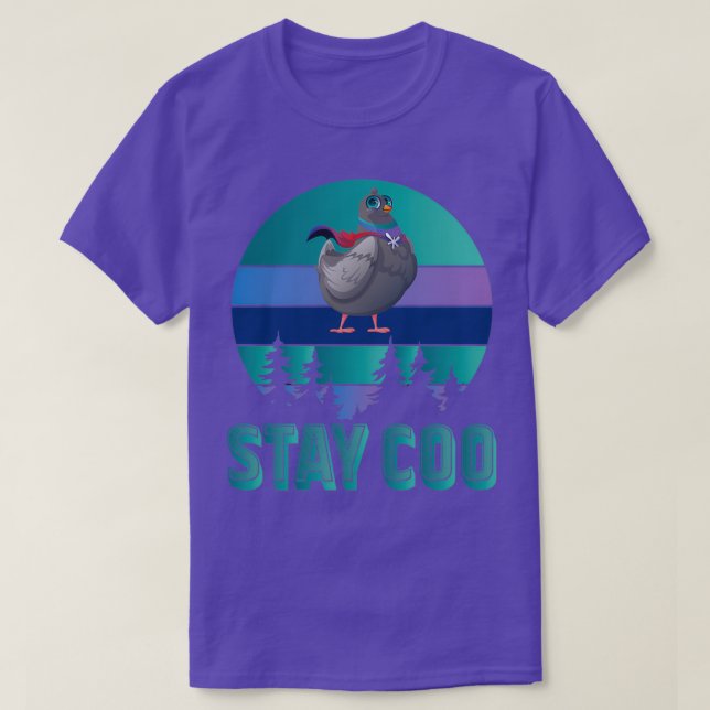 Camiseta Stay Coo Vintage Pigeon 1 (Diseño del anverso)