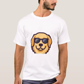 Camiseta Stay Cool Golden Retriever Mascot - Bold Minimalis