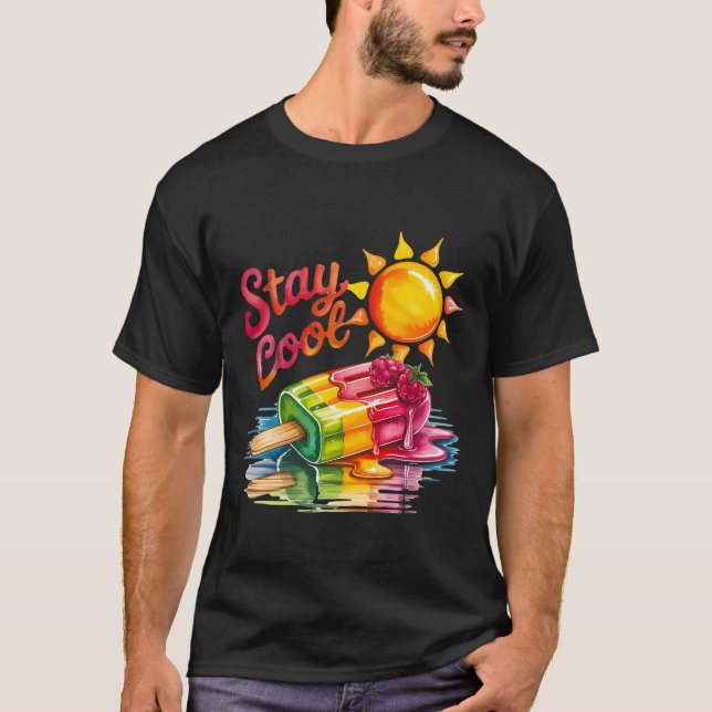 Camiseta Stay cool, summer up (Anverso)