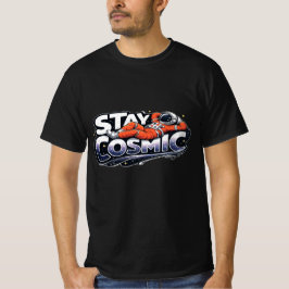 Camiseta Stay Cosmic Astronaut Space Graphic T-Shirt 