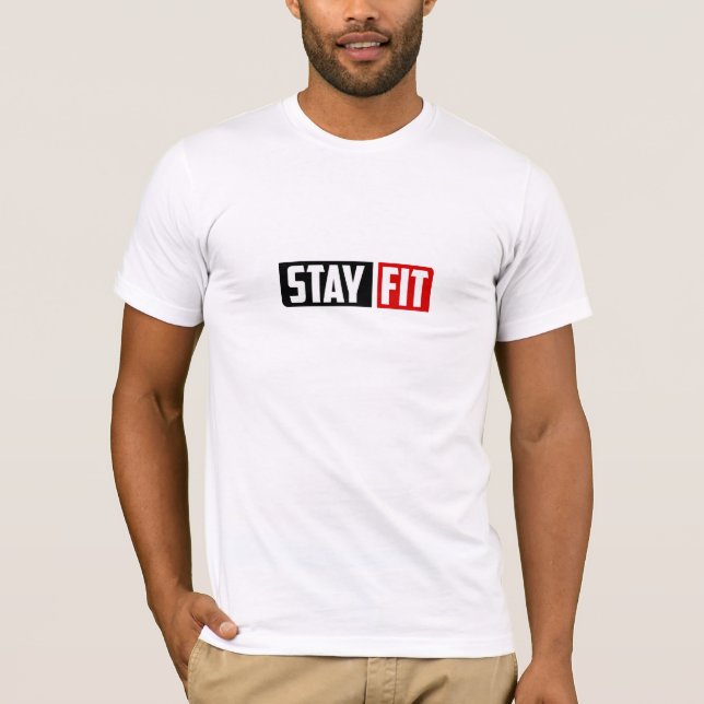 Camiseta Stay Fit - Gym T-Shirt (Anverso)