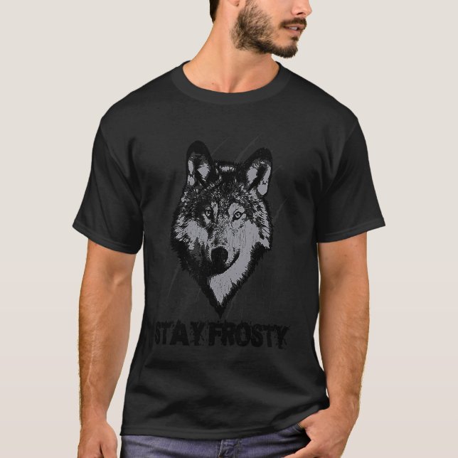 Camiseta Stay Frosty Wolf (Anverso)